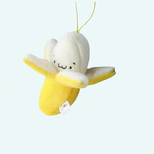 Gele Gepelde Knuffel Banaan 5 Cm Zacht Pluche Speelgoed De Knuffel