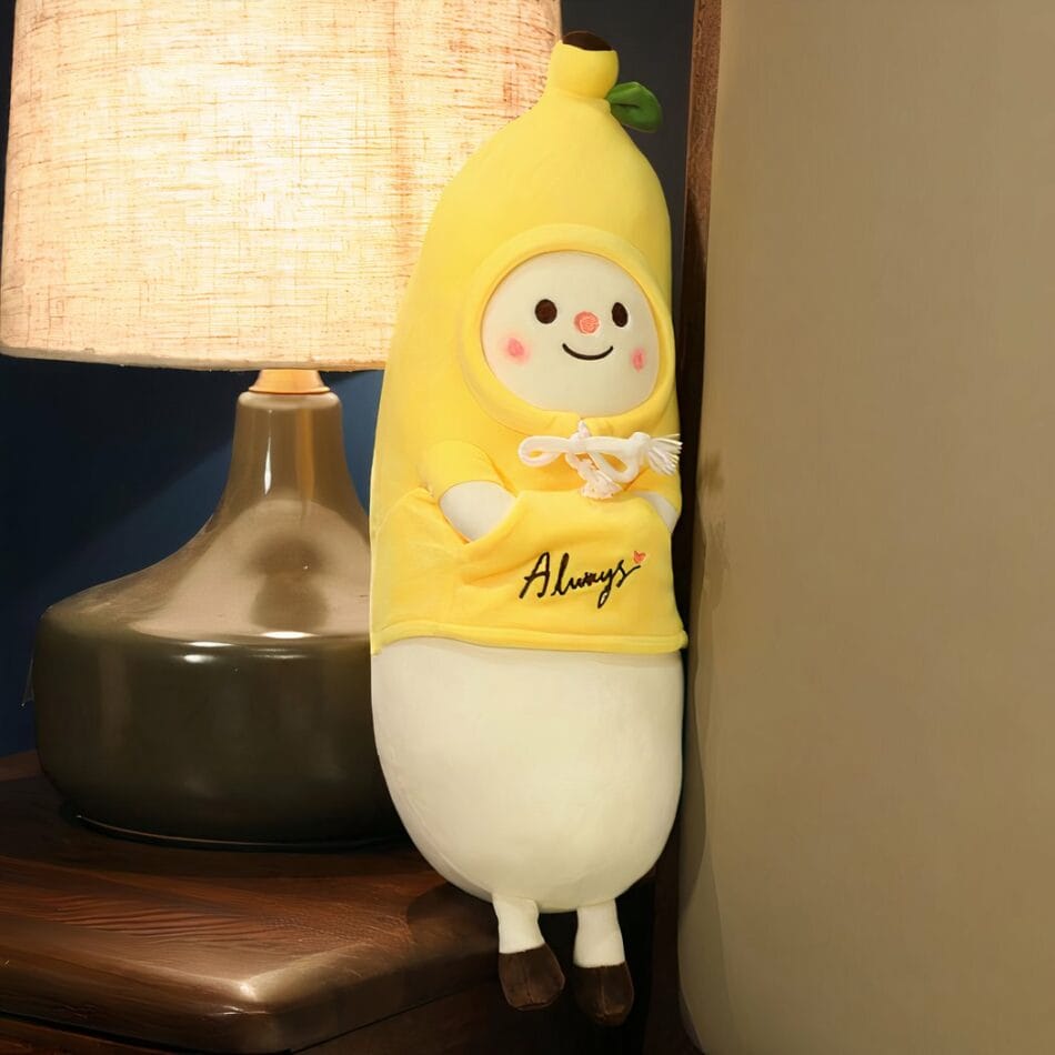 Gele Kawaii Banaan Knuffel Zachte Knuffelvriend Voor Kinderen De Knuffel
