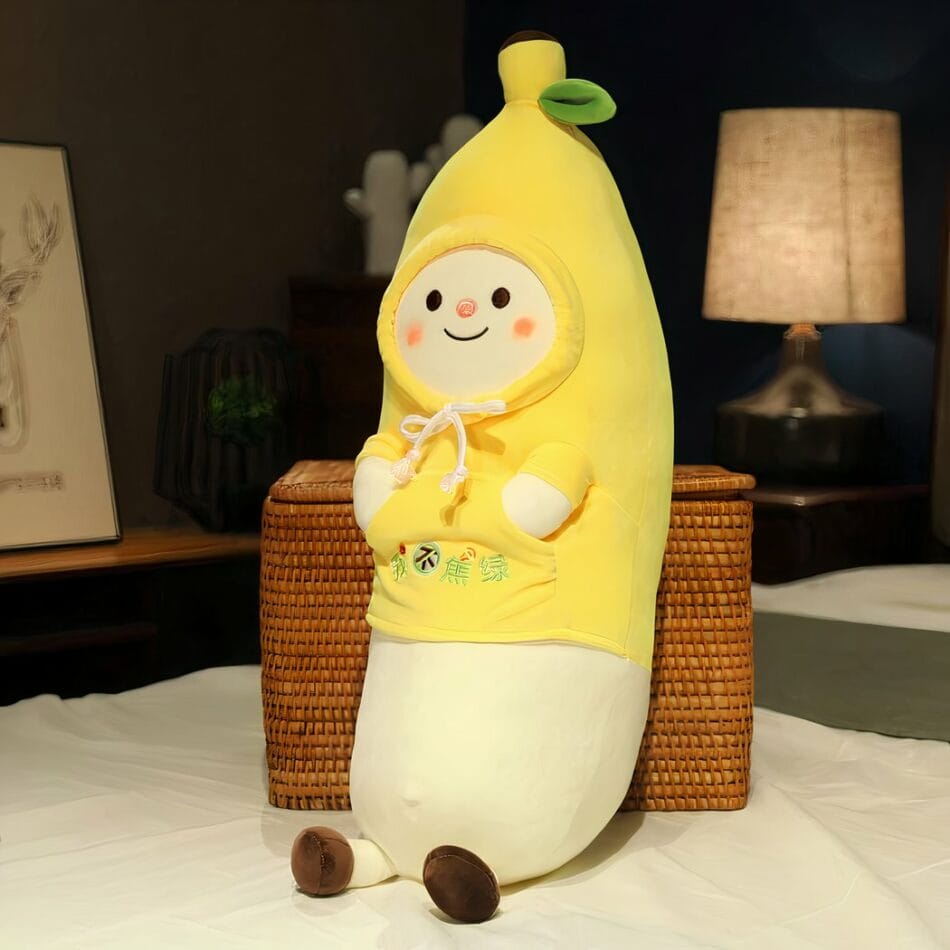 Gele Kawaii Banaan Knuffel Zachte Knuffelvriend Voor Kinderen De Knuffel