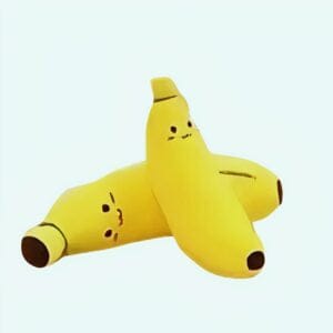 Gele Kawaii Banaan Knuffel Zachte Knuffelvriend Voor Kinderen De Knuffel