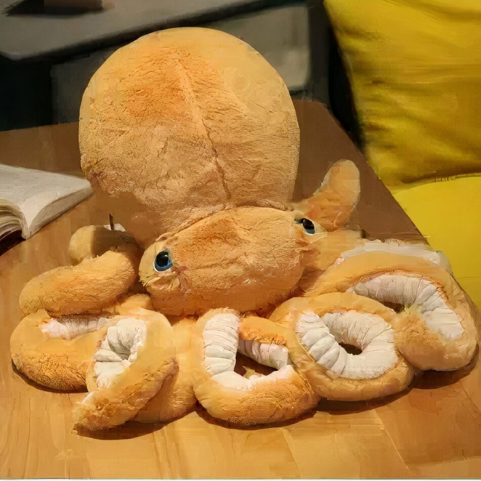 Gele Knuffel Octopus Superschattig Zachte Pluche De Knuffel