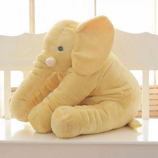 Gele Knuffel Olifant Kussen Grote Zachte Baby Metgezel De Knuffel 60cm