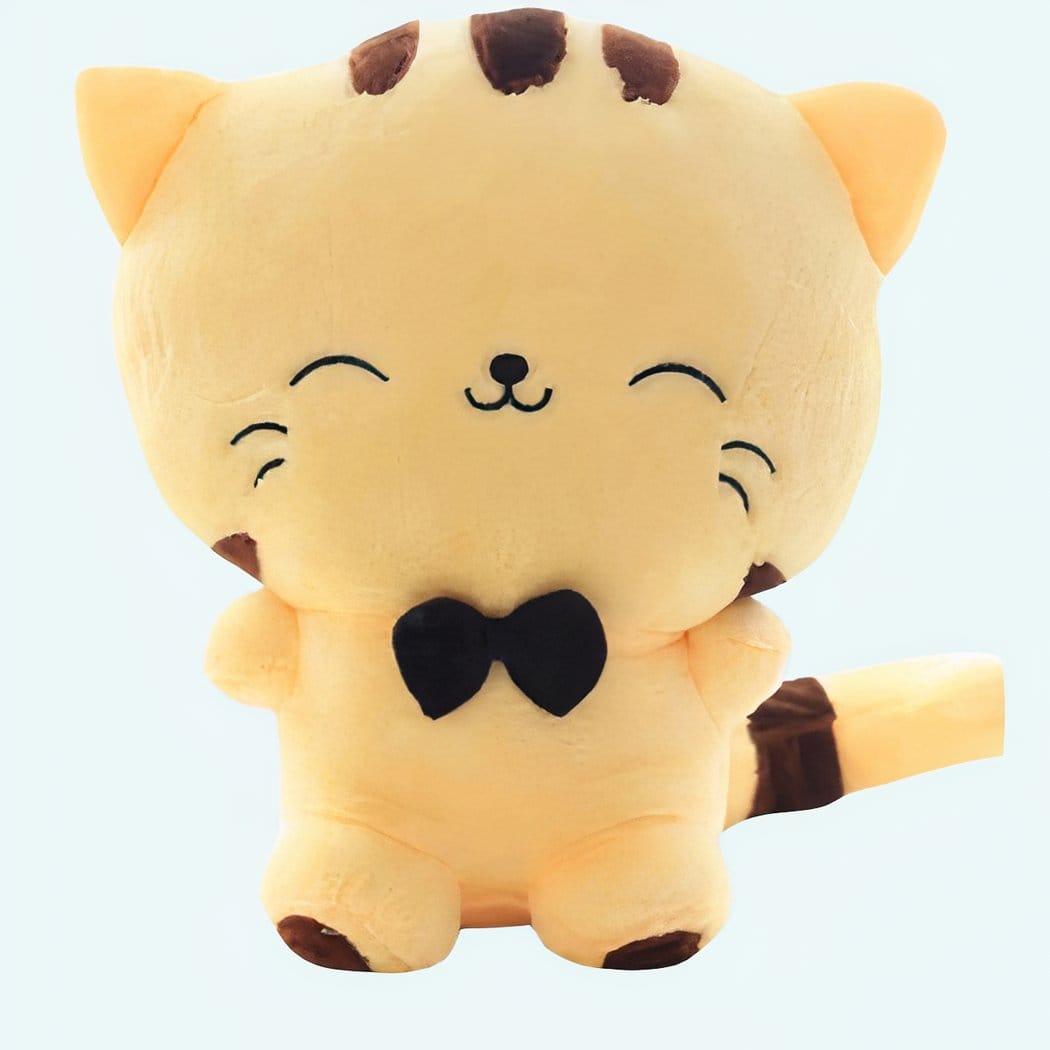 Gele Knuffelkat Baby Zachte Speelkameraad Voor Baby De Knuffel