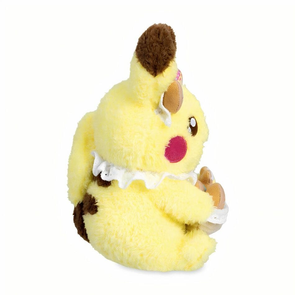 Gele Pikachu Paasknuffel Met Kantrand En Strik De Knuffel