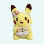 Gele Pikachu Paasknuffel Met Kantrand En Strik De Knuffel