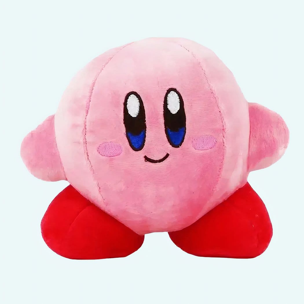 Glimlachende Roze Kirby Knuffel Zachte Pluche De Knuffel
