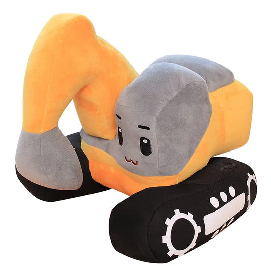 Graafmachine Knuffel 26 cm | Zacht Pluche Voertuig in 3 Kleuren De Knuffel
