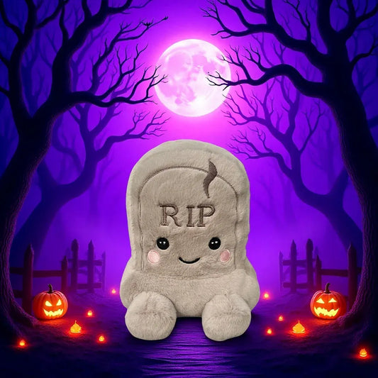 Grafsteen Knuffel 18 cm | Grappige Halloween Decoratie De Knuffel