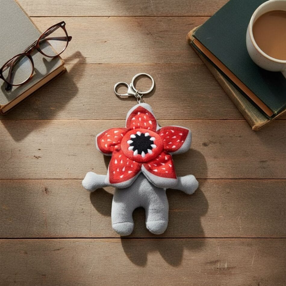 Grijze Demogorgon Knuffel Sleutelhanger Stranger Things Mini De Knuffel