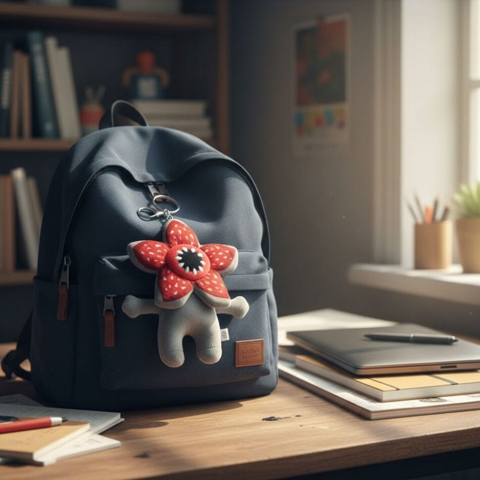 Grijze Demogorgon Knuffel Sleutelhanger Stranger Things Mini De Knuffel