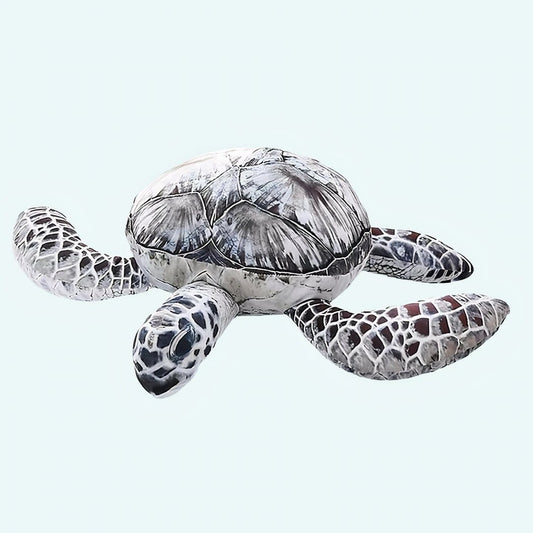 Grijze Knuffel Schildpad in Zachte Pluche De Knuffel 20cm