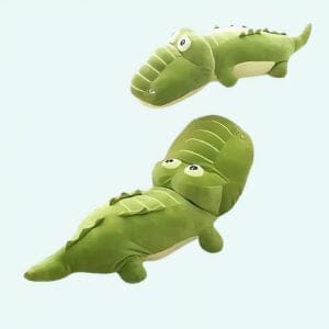 Grijze Krokodil Knuffel Circa 25 Cm Superschattig De Knuffel