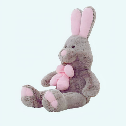 Grijze Reuzen Knuffelkonijn Zacht En Lief Voor Kinderen En Volwassenen De Knuffel 100cm
