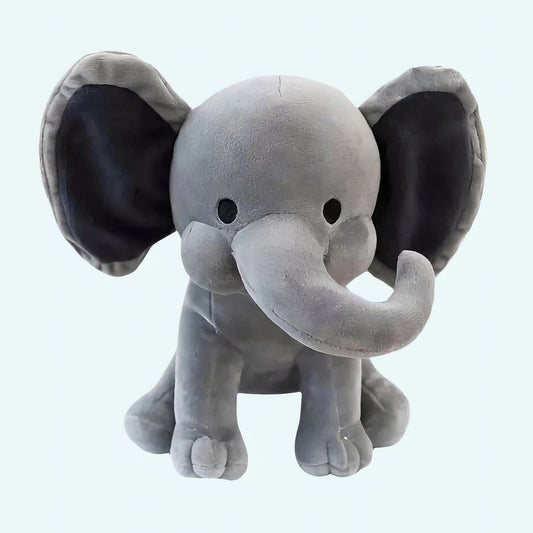 Grijze Superzachte Olifant Knuffel voor Baby Machinewasbaar De Knuffel