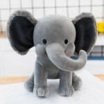 Grijze Superzachte Olifant Knuffel voor Baby Machinewasbaar De Knuffel