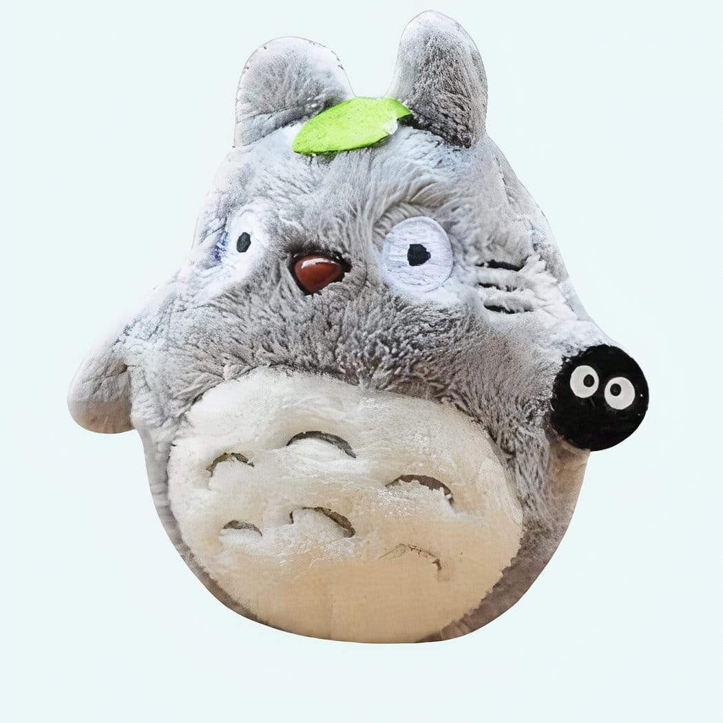 Grijze Totoro Knuffel Sleutelhanger 10 cm De Knuffel
