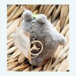 Grijze Totoro Knuffel Sleutelhanger 10 cm De Knuffel