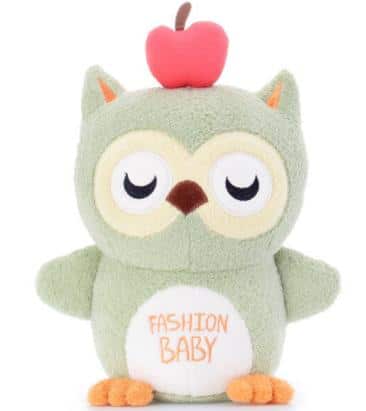 Grijze Uil Knuffel Superschattig Zacht Pluche Met Donkere Ogen 15 cm De Knuffel