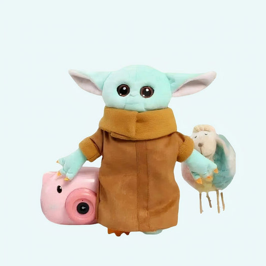 Groene Baby Yoda Knuffel Star Wars Pluche De Knuffel