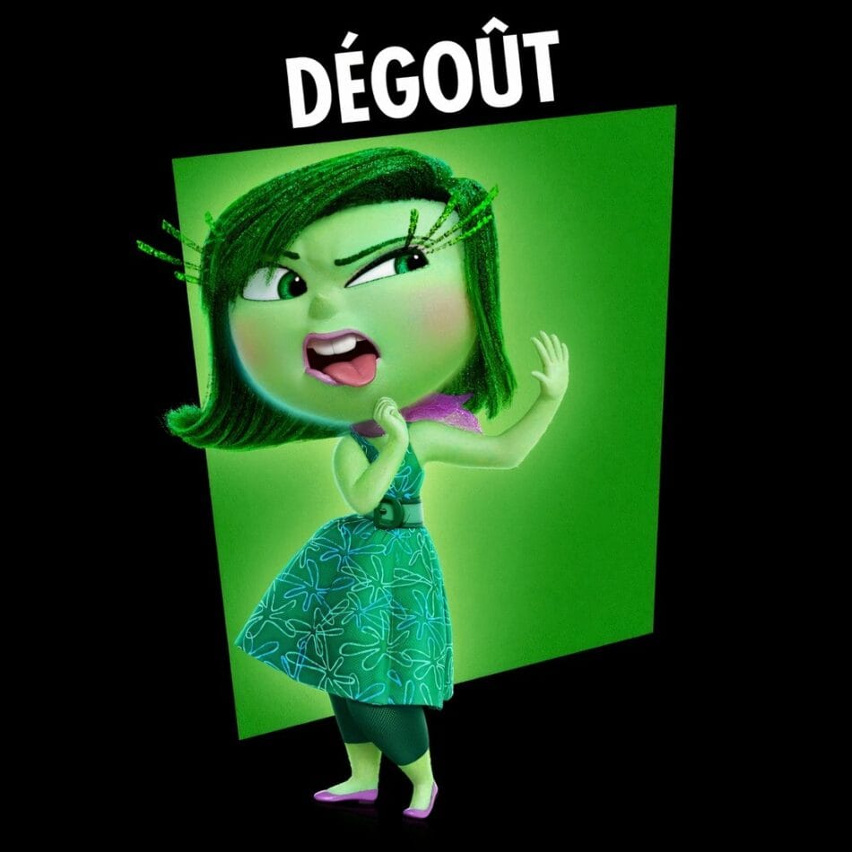Groene Dégoût Knuffel Uit Vice Versa 2 Met Speelse Tong De Knuffel