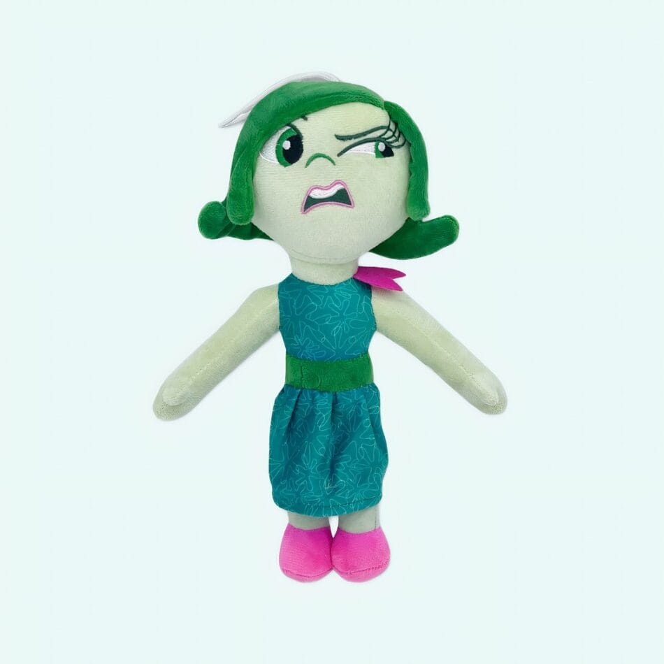 Groene Dégoût Knuffel Uit Vice Versa 2 Met Speelse Tong De Knuffel