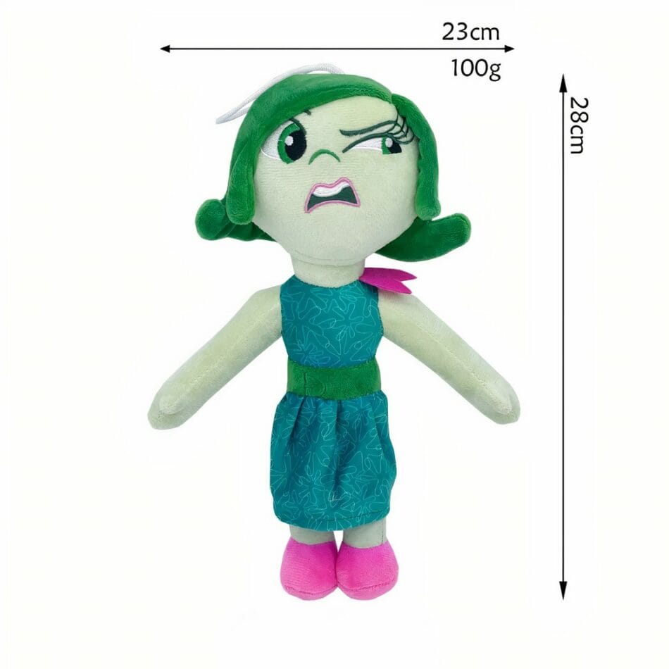 Groene Dégoût Knuffel Uit Vice Versa 2 Met Speelse Tong De Knuffel