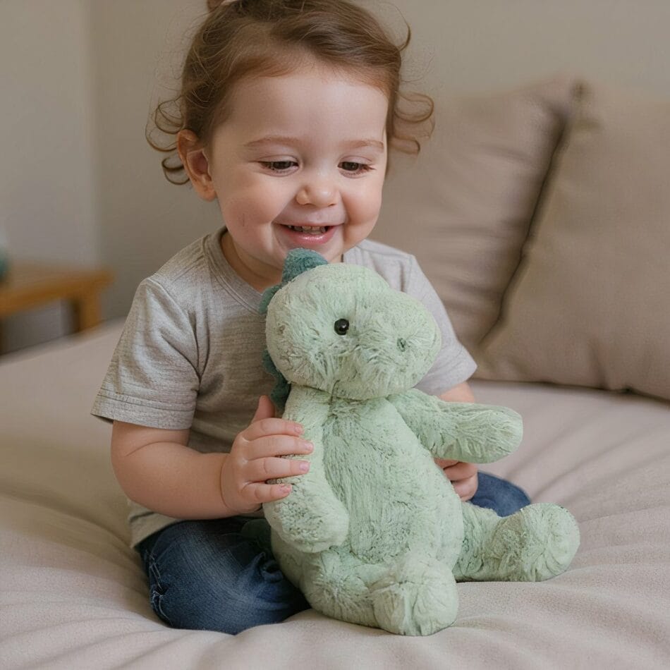Groene Dinosaurus Knuffel Ultrazacht Pluche Troostknuffel De Knuffel