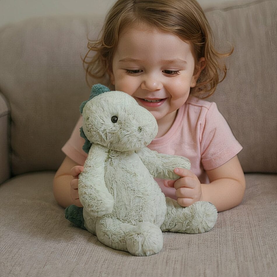 Groene Dinosaurus Knuffel Ultrazacht Pluche Troostknuffel De Knuffel