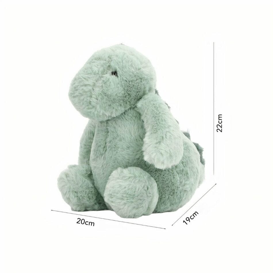 Groene Dinosaurus Knuffel Ultrazacht Pluche Troostknuffel De Knuffel