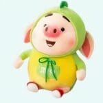 Groene Kawaii Knuffel Varken Grote Pluche De Knuffel