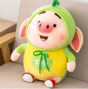 Groene Kawaii Knuffel Varken Grote Pluche De Knuffel