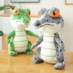 Groene Knuffel Krokodil Superschattig Zachte Vacht Speelse Uitstraling De Knuffel