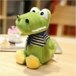 Groene Knuffel Krokodil Voor Baby Zachte Speelknuffel De Knuffel