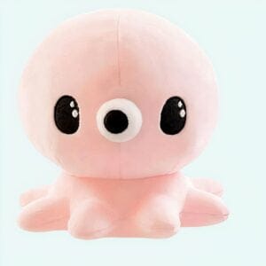 Groene Knuffel Octopus Sleutelhanger Zacht Pluche Miniatuur 7 Cm De Knuffel