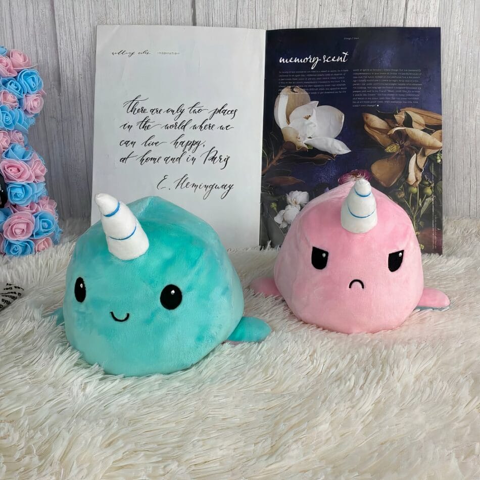 Groene Knuffel Walvis Eenhoorn Ultra Zacht Pluche De Knuffel