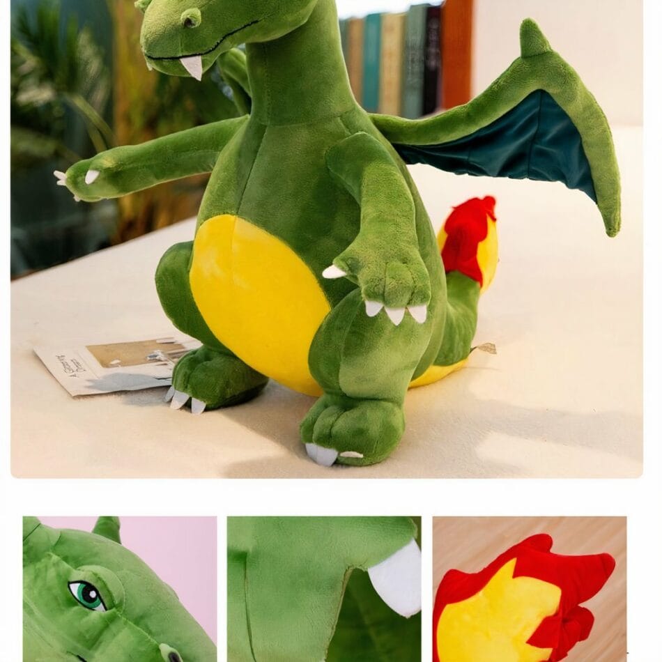 Groene Knuffeldraak Reus Fantasievol Speelgoed De Knuffel