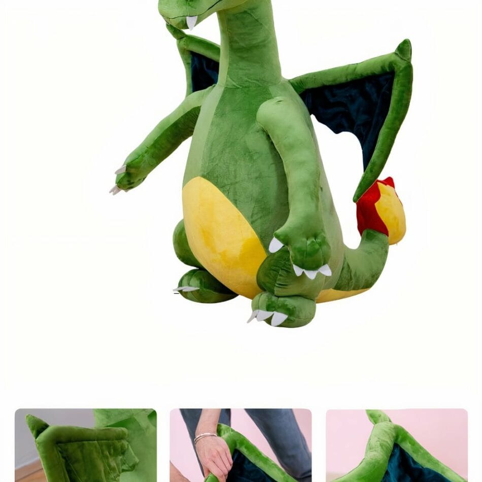 Groene Knuffeldraak Reus Fantasievol Speelgoed De Knuffel