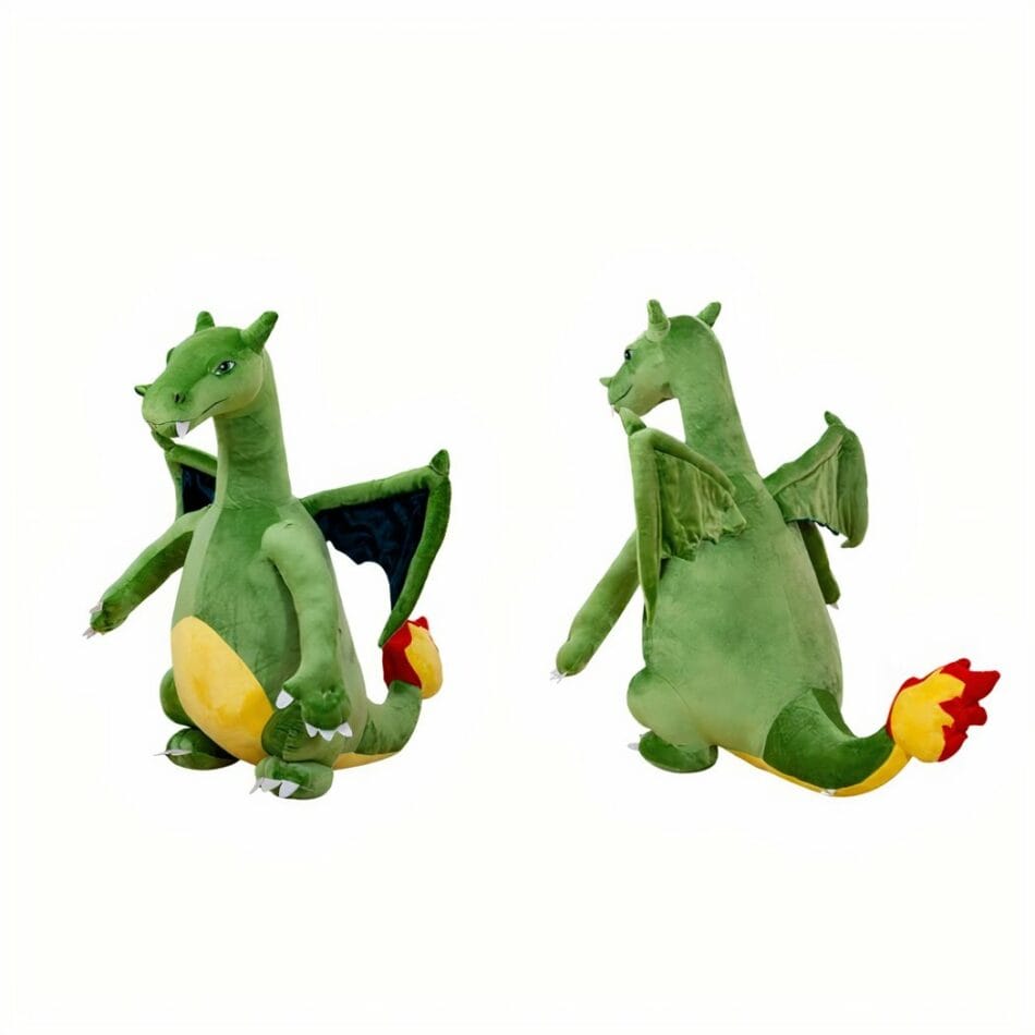 Groene Knuffeldraak Reus Fantasievol Speelgoed De Knuffel