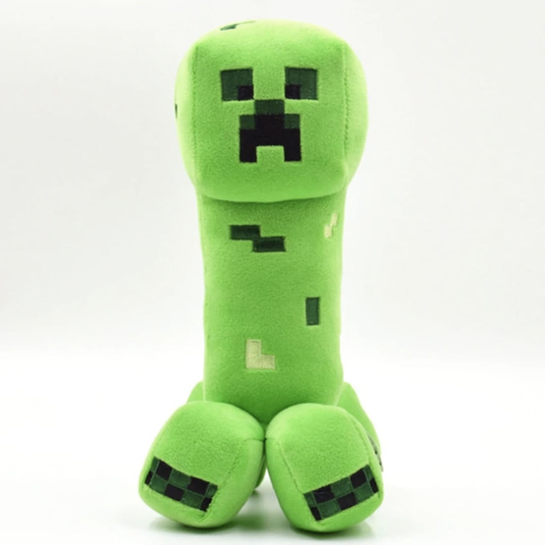 Groene Minecraft Creeper Knuffel Met Pixelachtig Ontwerp 4Pootig De Knuffel