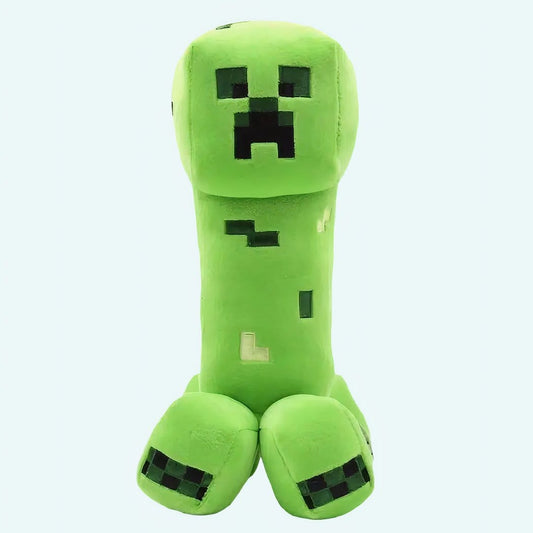 Groene Minecraft Creeper Knuffel Met Pixelachtig Ontwerp 4Pootig De Knuffel