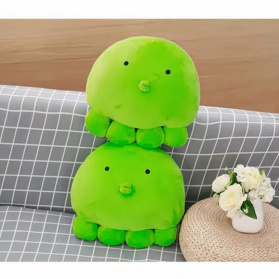 Groene Octopus Knuffel Slaapkussen Met Grote Hoofd En Tentakels De Knuffel