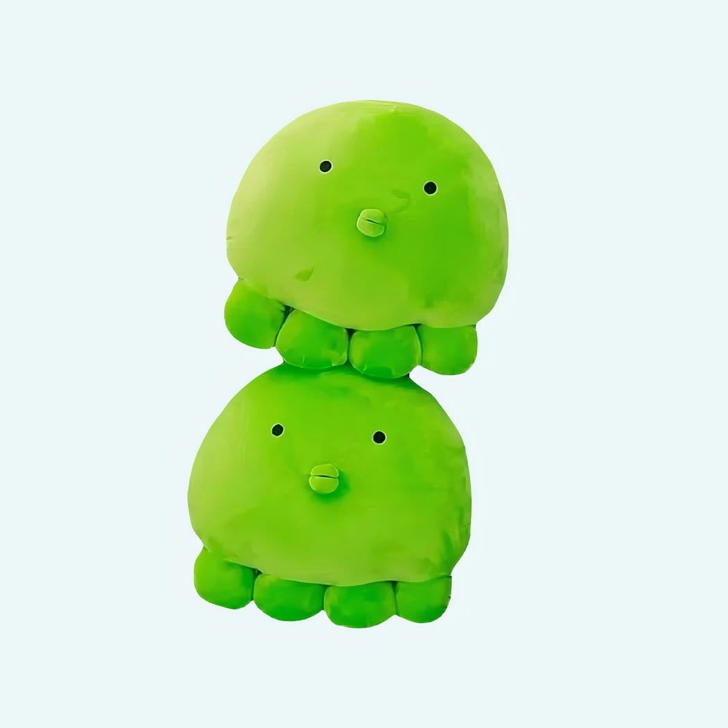 Groene Octopus Knuffel Slaapkussen Met Grote Hoofd En Tentakels De Knuffel