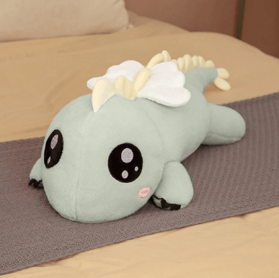 Groene Reuze Dinosaurus Knuffel Zacht Materiaal De Knuffel