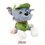 Groene Rocky Knuffel Pat’ Patrouille 20 cm Zachte Knuffel De Knuffel