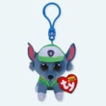 Groene Rocky Knuffel Sleutelclip Patrouille 10 cm De Knuffel