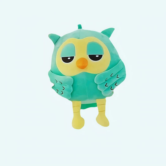 Groene Uil Knuffel Zachte Pluche Voor Baby De Knuffel