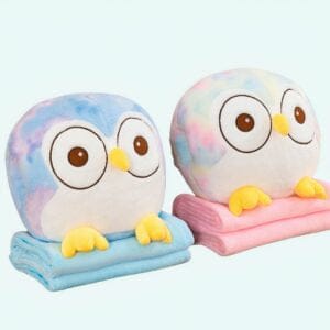 Groene Uil Knuffel Zachte Pluche Voor Baby De Knuffel
