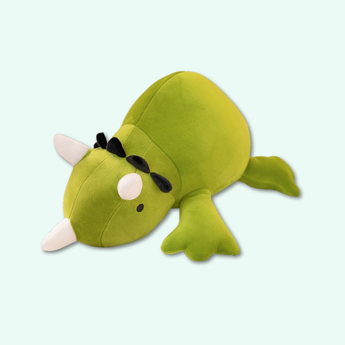 Groene Verzwaarde Dinosaurusknuffel Met Sensorische Kalmering Voor Rust De Knuffel 38cm