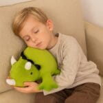Groene Verzwaarde Dinosaurusknuffel Met Sensorische Kalmering Voor Rust De Knuffel