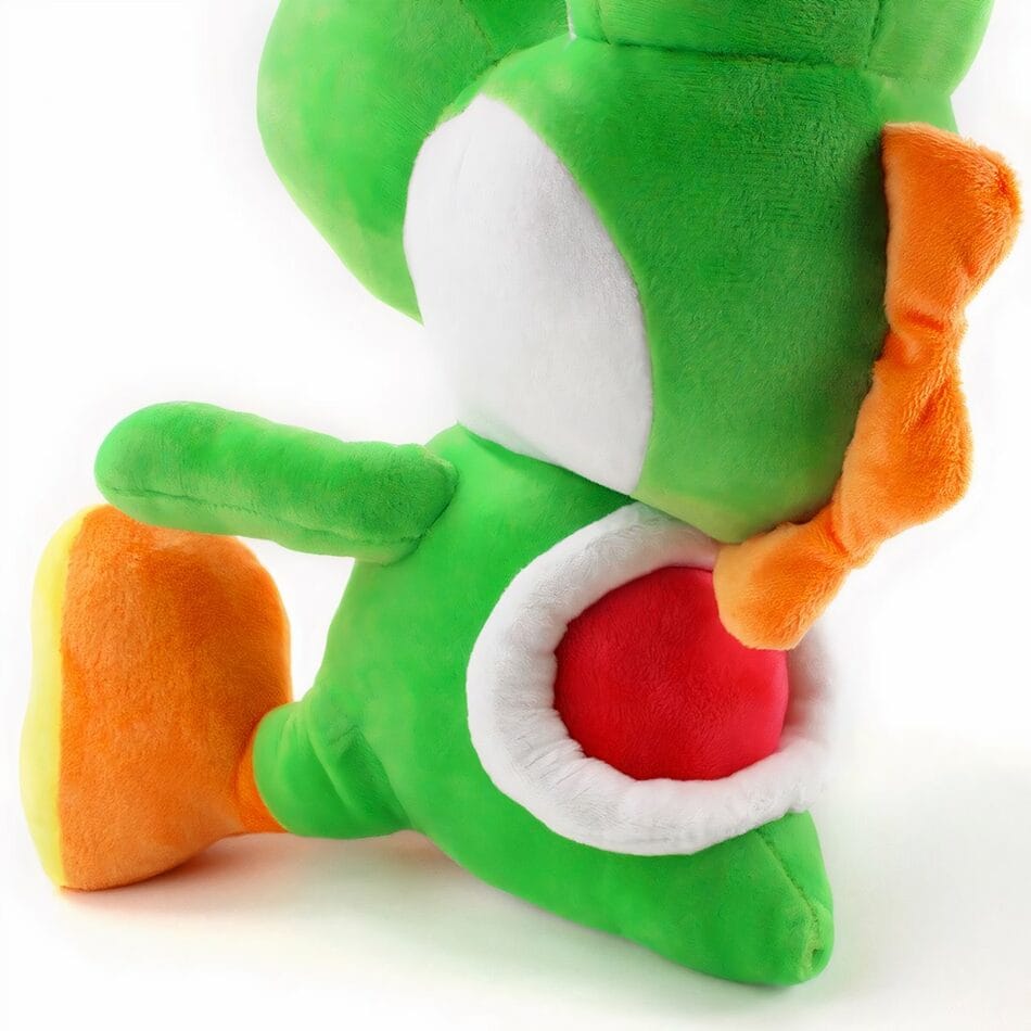 Groene Yoshi Knuffel uit Mario Universum De Knuffel